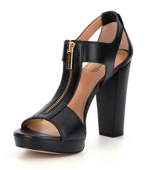 michael kors slippers black|michael kors heeled sandals.